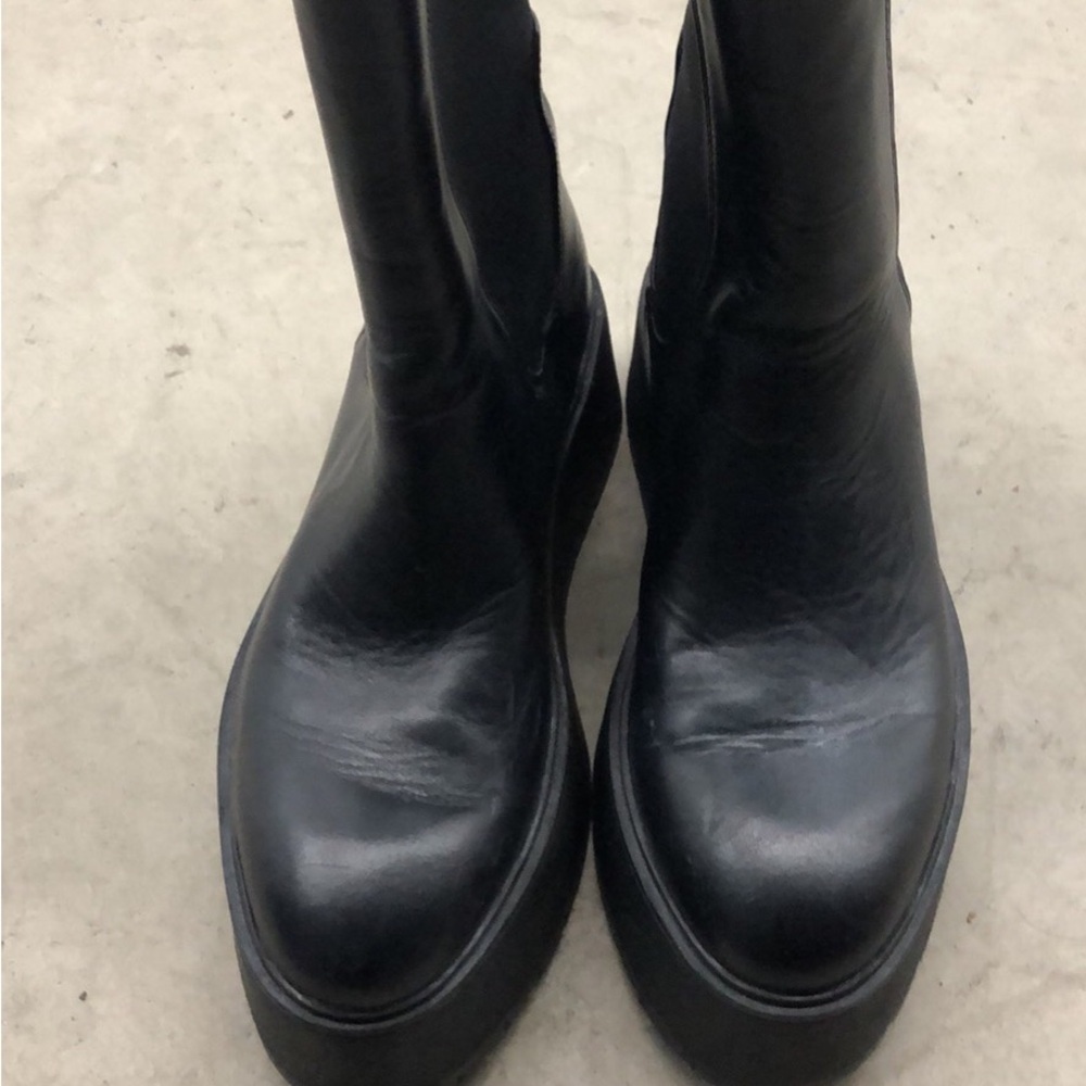 Zara Women's Black Combat Boots